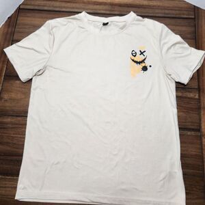 Manfinity Smile Mood Graphic Tan Sm